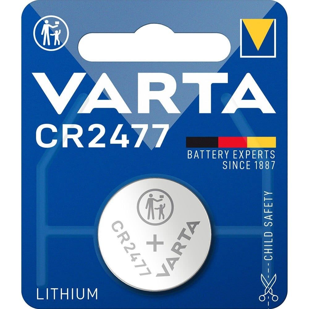 Батарейка Varta ELECTRONICS CR2477 BL1 Lithium 3V (6477 06477101401