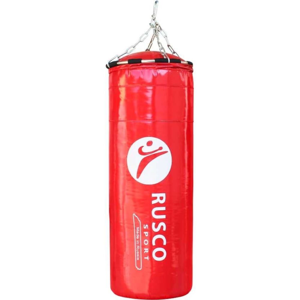 Боксерский мешок Ruscosport 25 кг (+/- 5 кг), 90x35 см, красный 4680062715447
