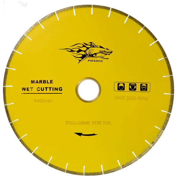 Отрезной диск для мрамора "Пиранья" 400х3,2х8х60/50 (бесшумный)