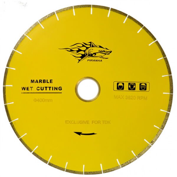Отрезной диск для мрамора "Пиранья" 450х3,4х8х60/50 (бесшумный)