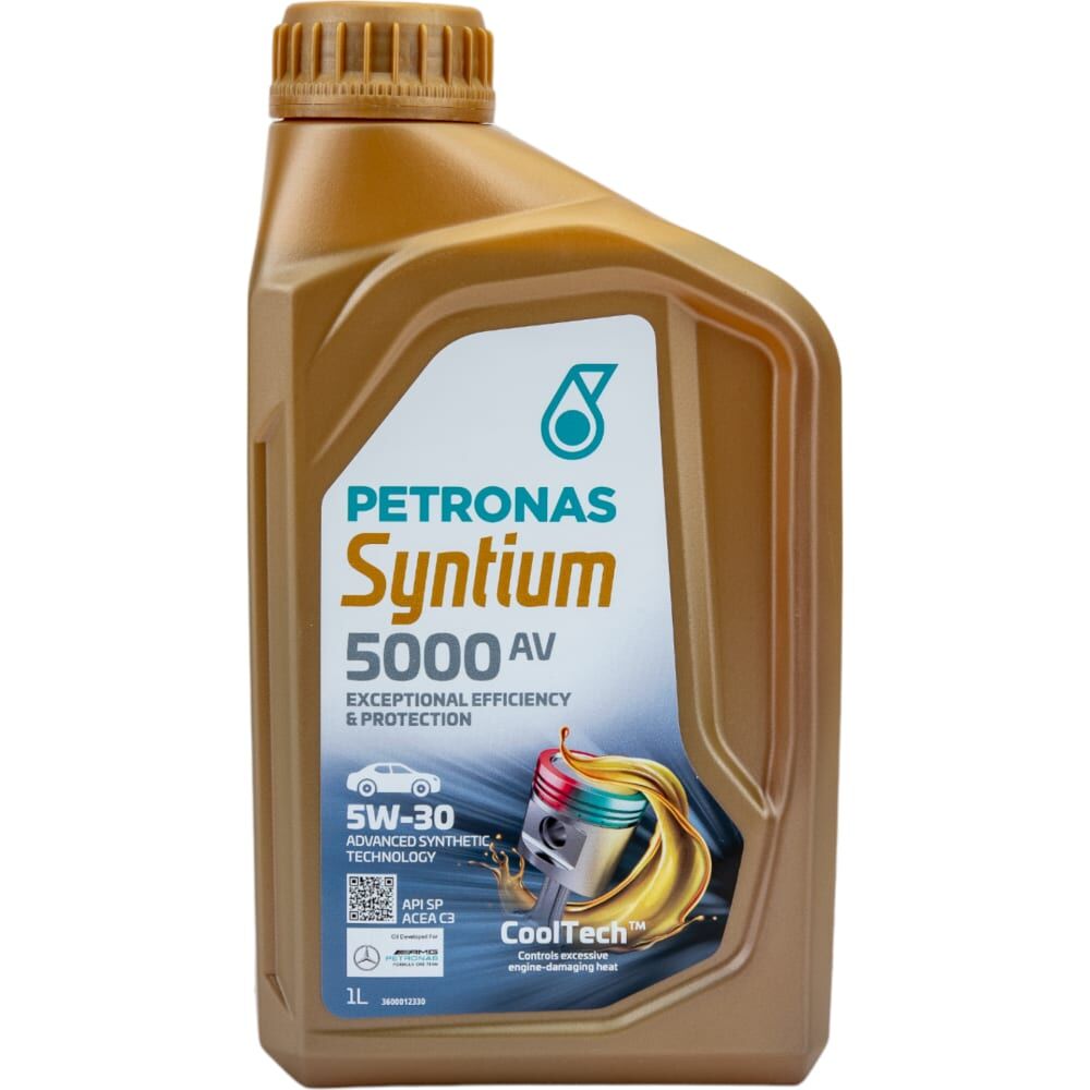 Моторное синтетическое масло Petronas SYNTIUM 5000 AV 5W30,1 л 70723E18EU