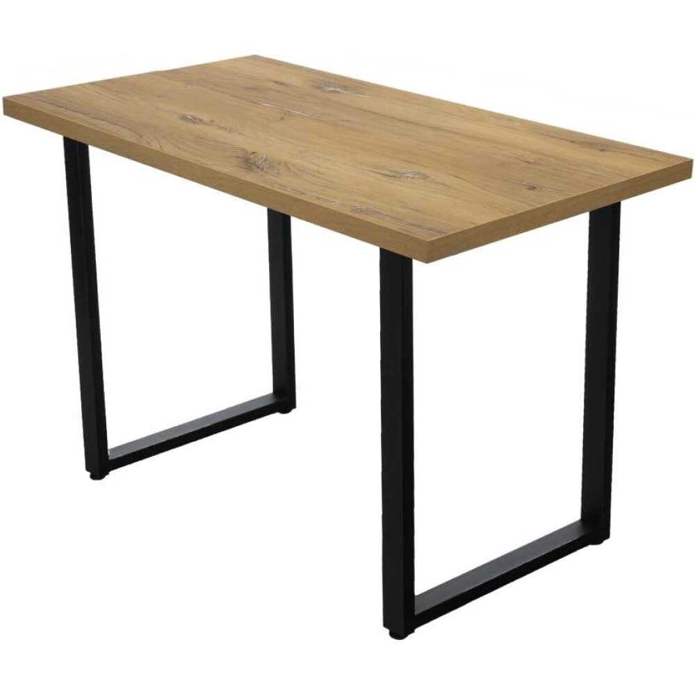 Обеденный стол Alternative п-образный, дуб флагстафф, 9781 пч, 38 мм, 1200x800x750, в 1 коробке 00000053861