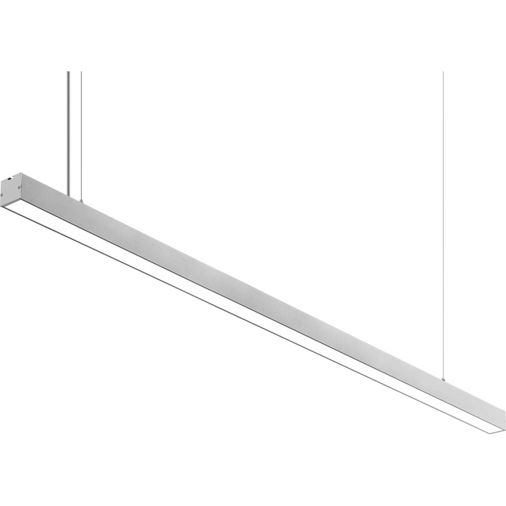 Линейный подвесной светодиодный светильник Apeyron 40Вт, ip40, 4x4х118 см, цвет - серебро / 30-11