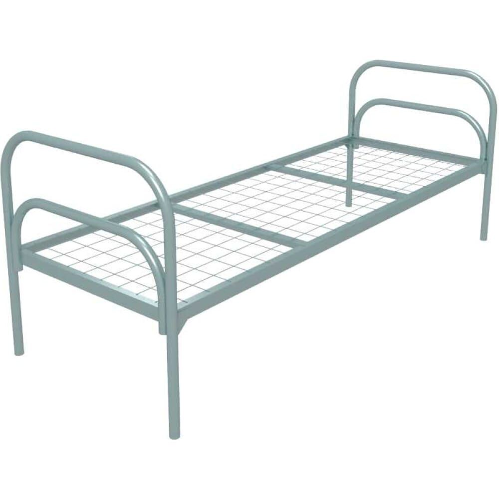 Одноярусная кровать SAMGRUPP металлическая "стандарт + 2" (900x1900, сетка 100x50, 2 перемычки) 17099