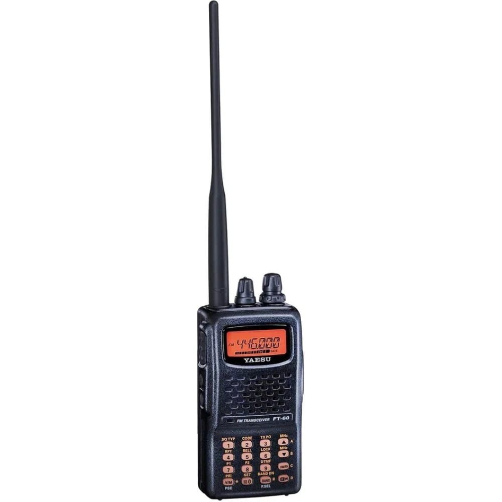 Портативная радиостанция YAESU FT-60R 108-520, 700-999.990 МГц, 1400мАч, 5/2Вт 00011094