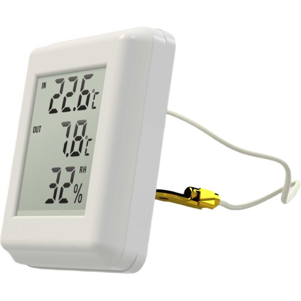 Электронный термогигрометр DORF оконный белый 00438_DRF_006