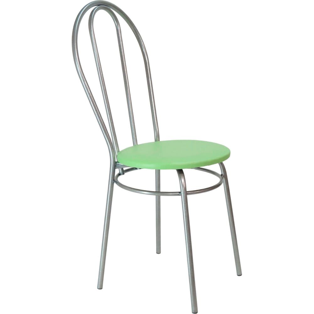 Мягкий стул для кухни со спинкой ццц.Стулья.Сайт венский металлический, зеленый 451563