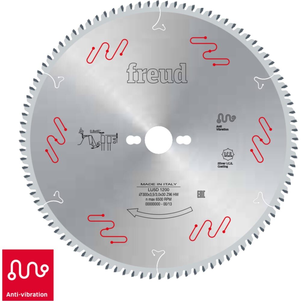 Пильный диск по алюминию 400x3.5x32 мм, Z120 Freud LU5D 2400