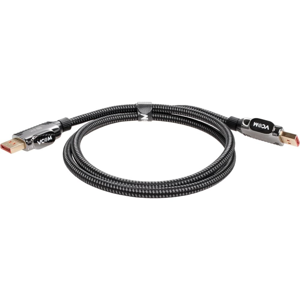 Соединительный кабель VCOM displayport v1.4, 8k 60hz, 1m, медь CG634-1M