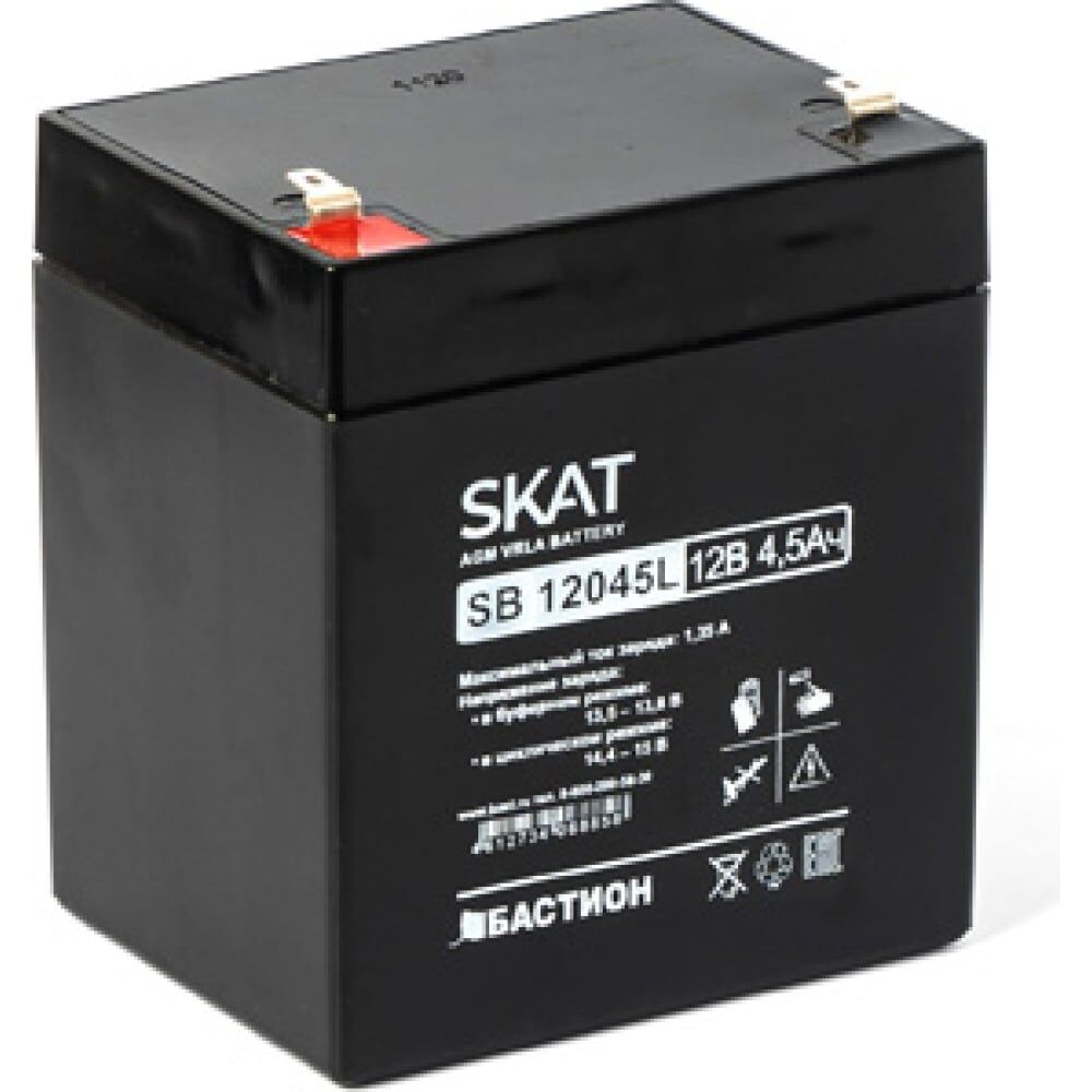 Аккумулятор свинцово-кислотный SKAT SB 12045L Бастион 2532