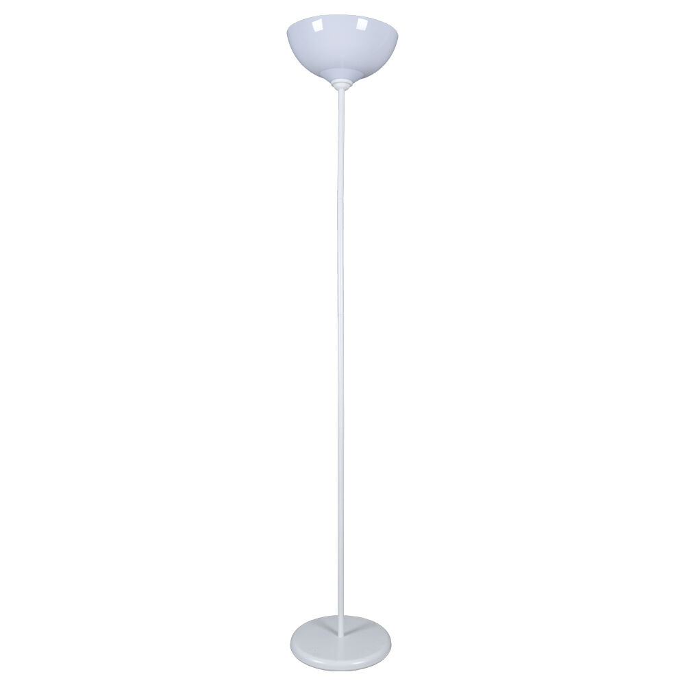 Напольный светильник 1056-1-белый + белый абажур (1шт)