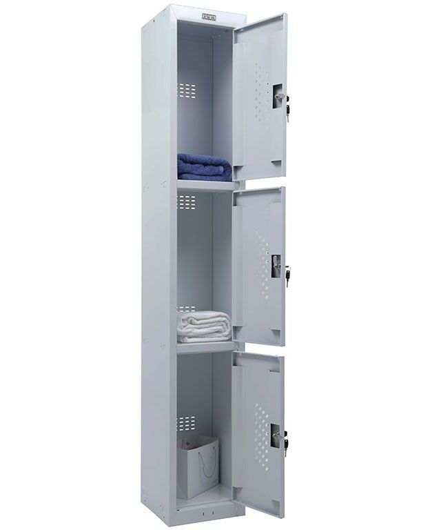 Шкаф для раздевалок ПРАКТИК усиленный ML 13-30X30
