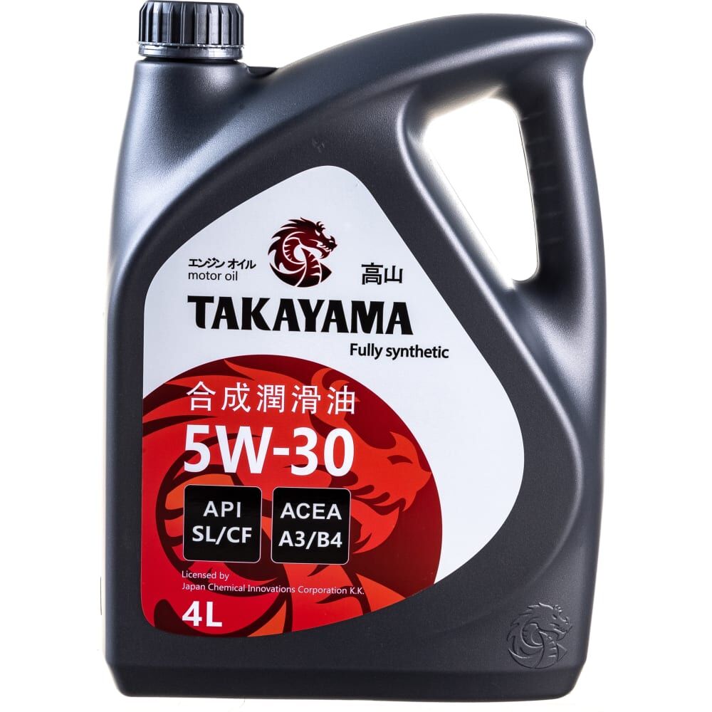 Моторное масло TAKAYAMA SAE 5W30 API SL/CF