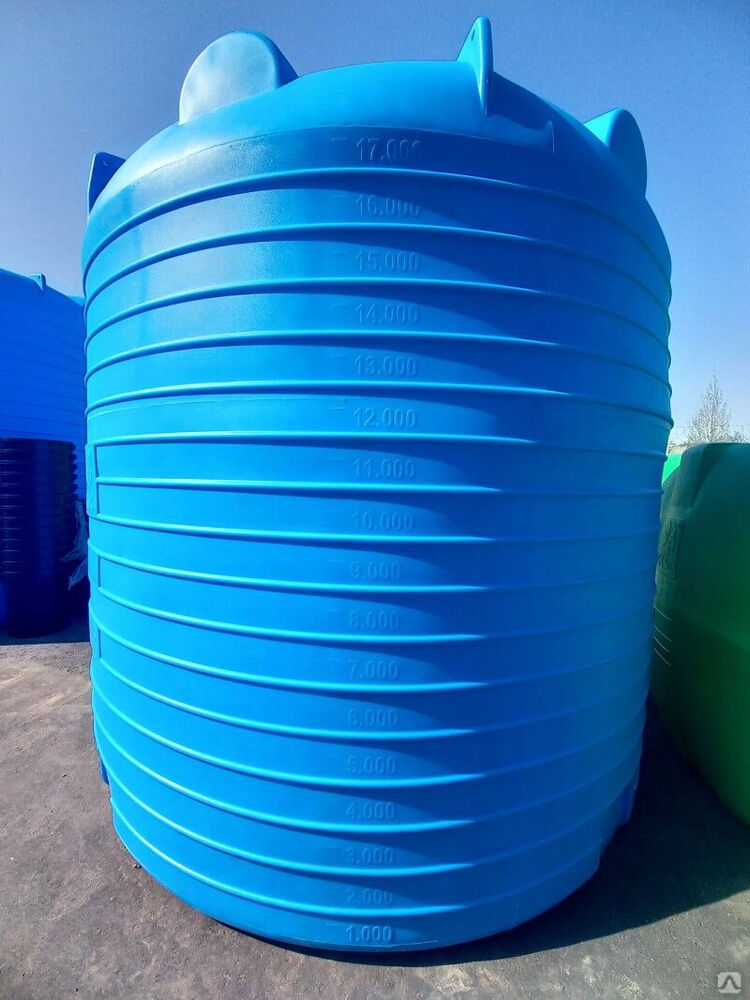 Бочки 20 м3 -20000 литров пластиковые для пожарного запаса воды 18
