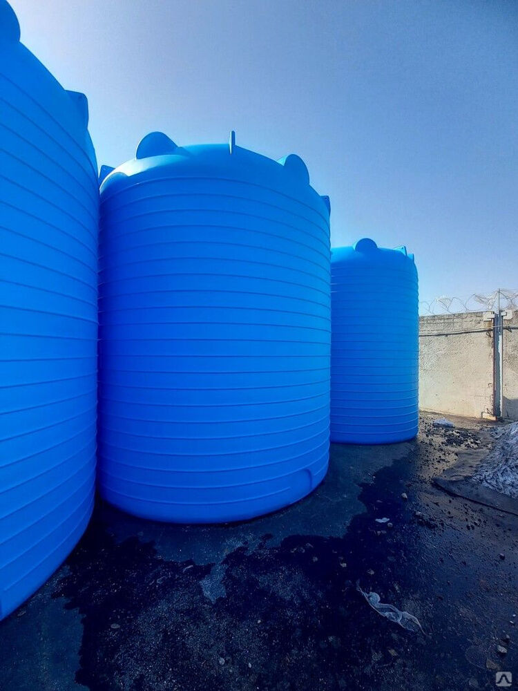 Бочки 20 м3 -20000 литров пластиковые для пожарного запаса воды 20