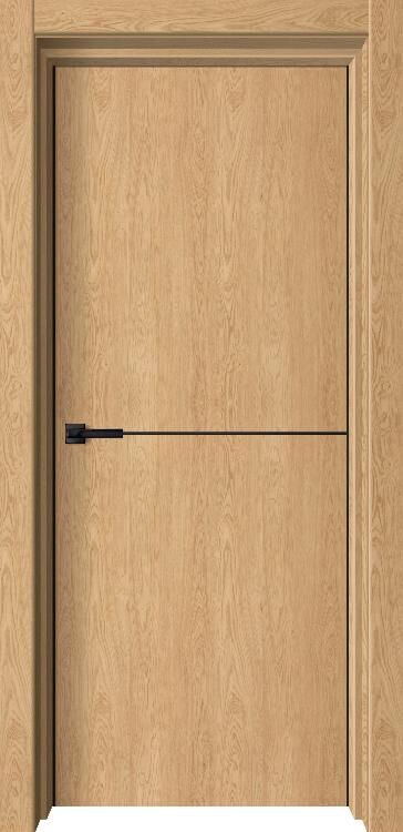 Межкомнатная дверь экошпон, серия Loft Verda, Loft-1 AL кромка с 2-х сторон