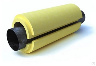 Теплоизоляционная кашированная фольга, для отвода, Основа: минеральная вата, Диам.: 28 мм 
