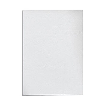 Fellowes Обложка картонная Delta, Кожа, A4, 250 г/м2, Белый, 100 шт
