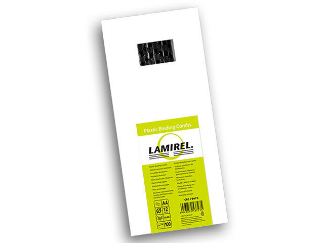 Lamirel Пластиковая пружина , диаметр 14 мм, черная, 100 шт
