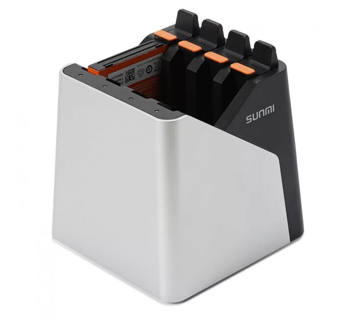 Mertech Зарядное устройство на 4 аккумулятора для ТСД Sunmi L2S / L2K