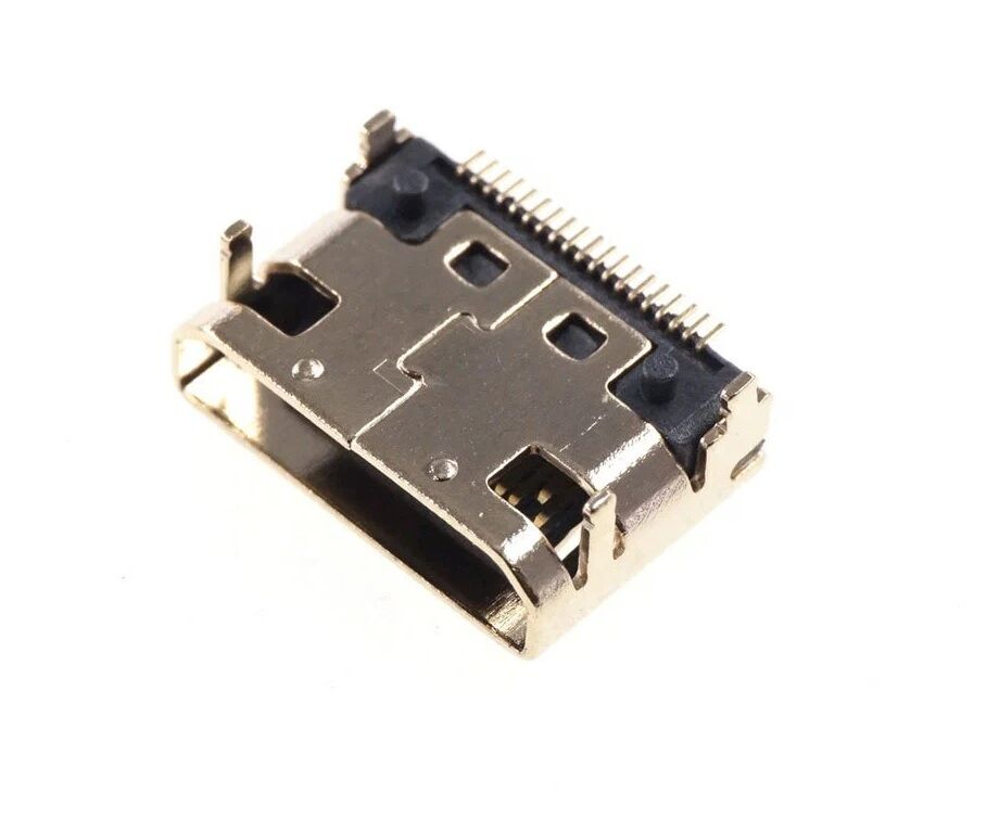 Гнездо mini HDMI на плату 19 pin