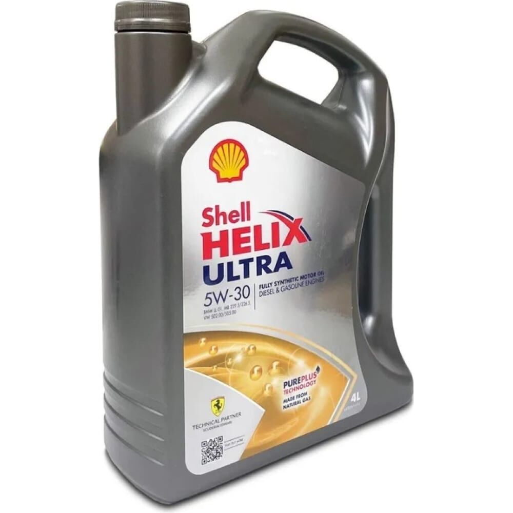 Синтетическое моторное масло SHELL Helix Ultra 5W-30 CF/SL A3/B3/A3/B4