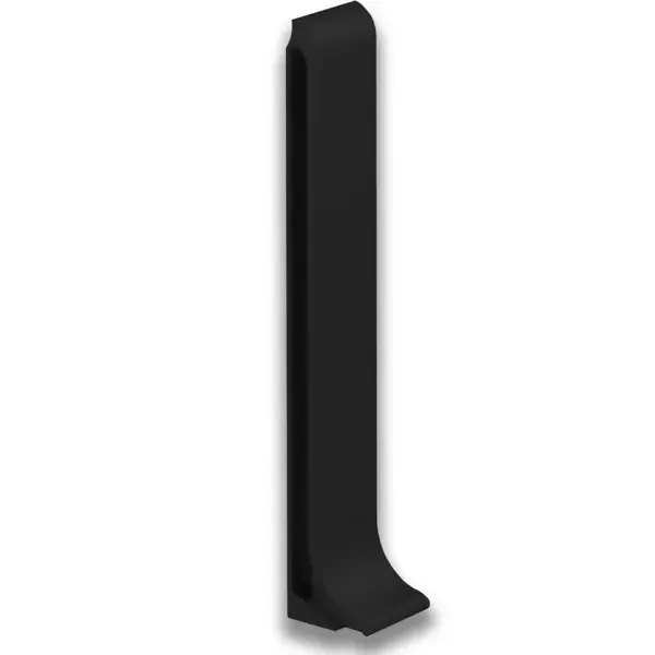 Соединитель для плинтуса Профиль-Опт 60мм алюминий цвет черный