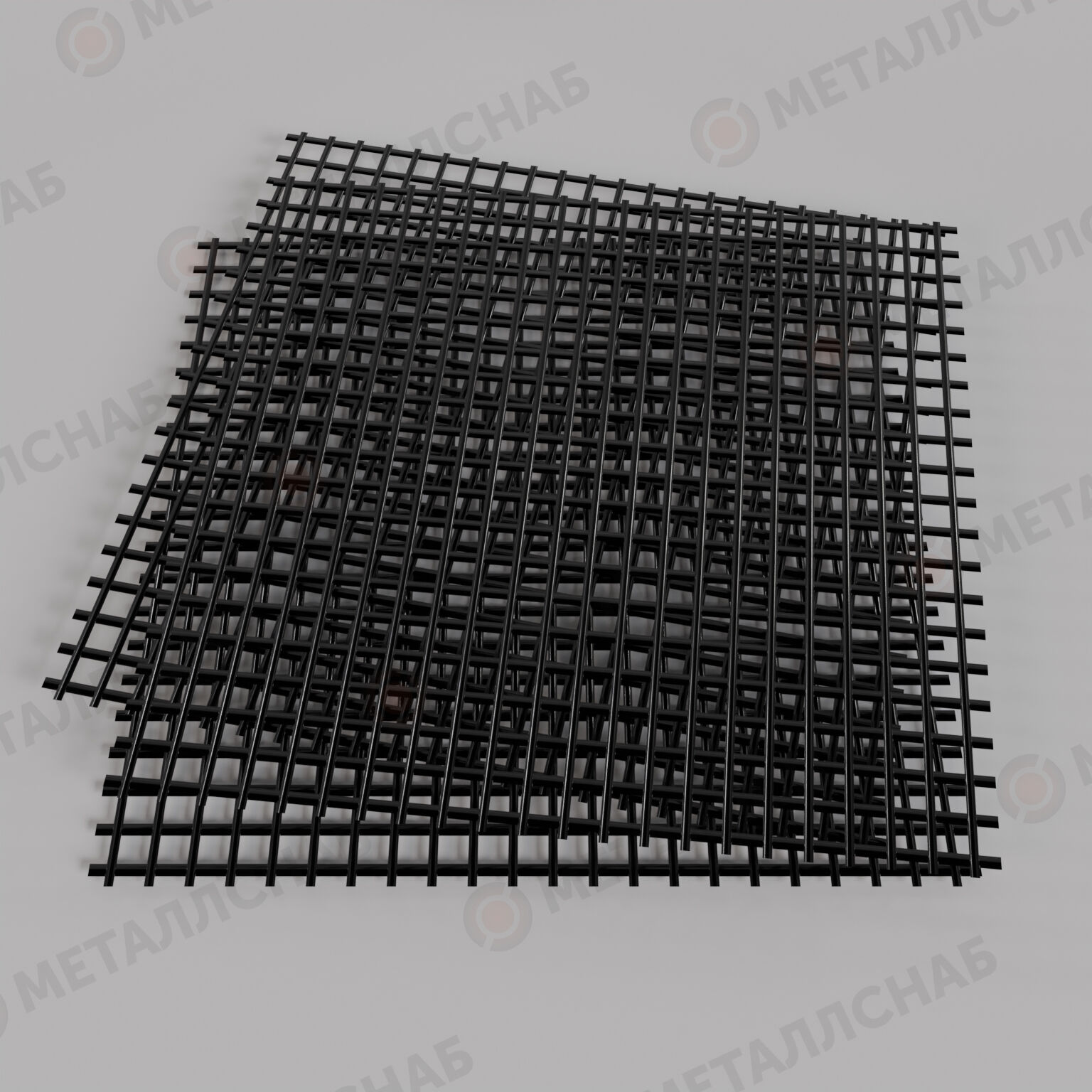 Сетка сварная черная 25х25х2 мм ГОСТ 23279-2012 в рулоне
