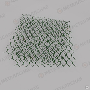 Сетка рабица с полимерным покрытием 25х25х4 мм 