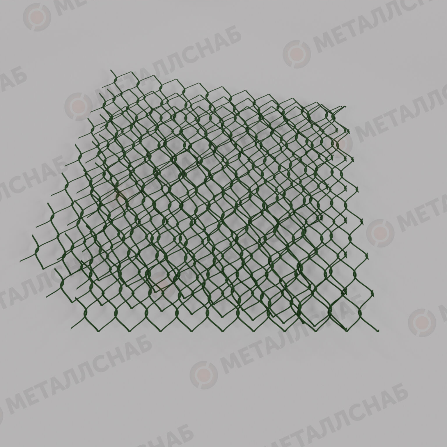 Сетка рабица 35х35х2 мм с полимерным покрытием ГОСТ 5336-80