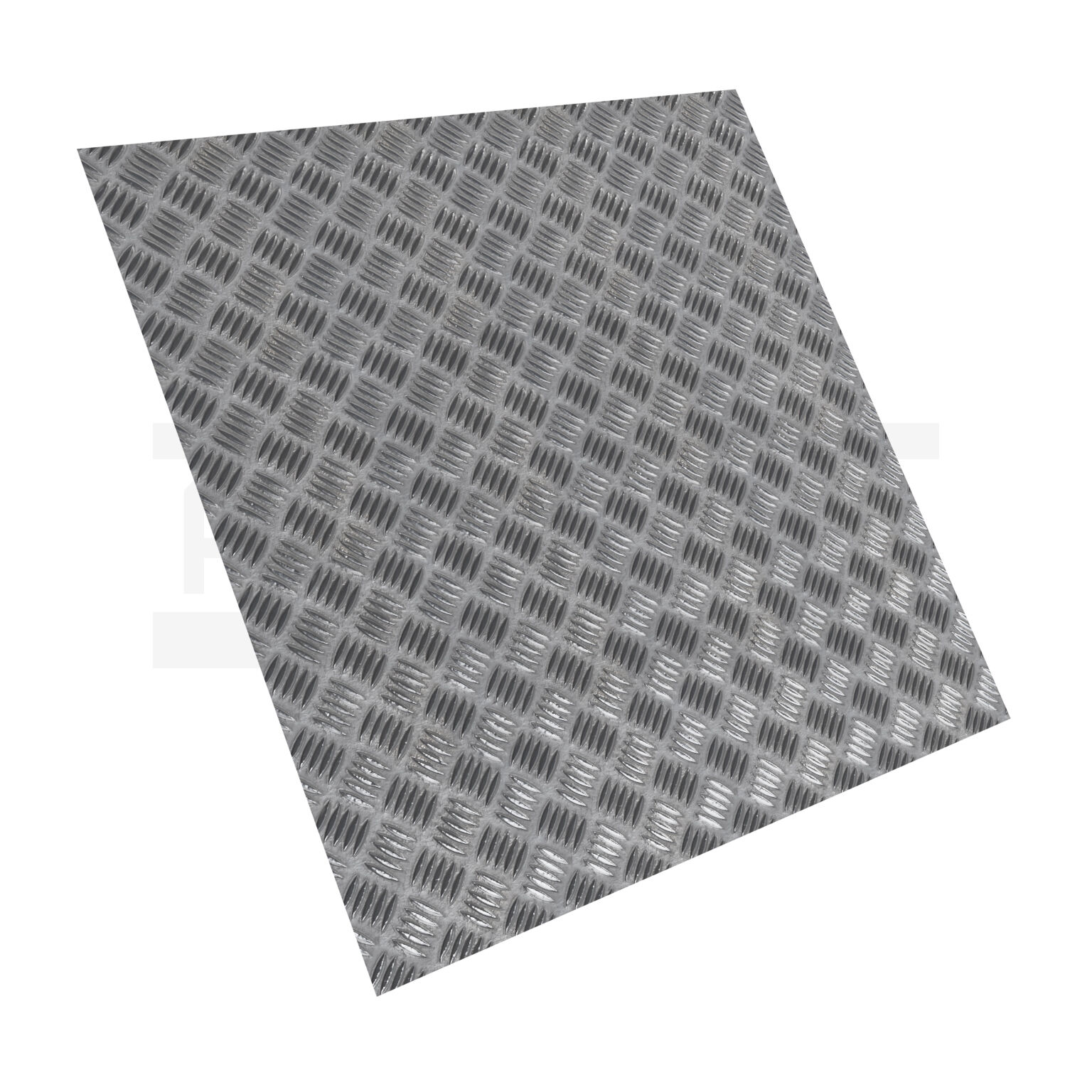 Лист рифленый алюминиевый квинтет 2 мм 1200х3000