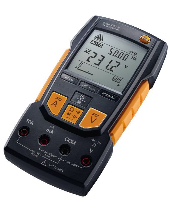 Мультиметр цифровой testo 760-2 с функцией измерения истинного СКЗ