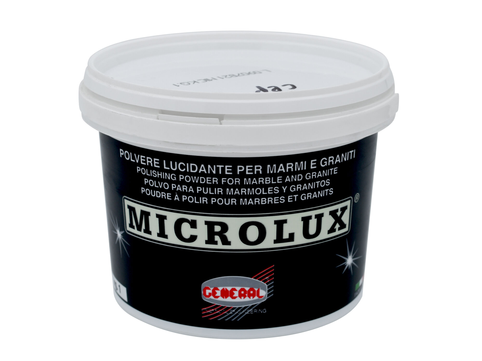 Порошок полировальный MICROLUX , 1 кг в банках , черный