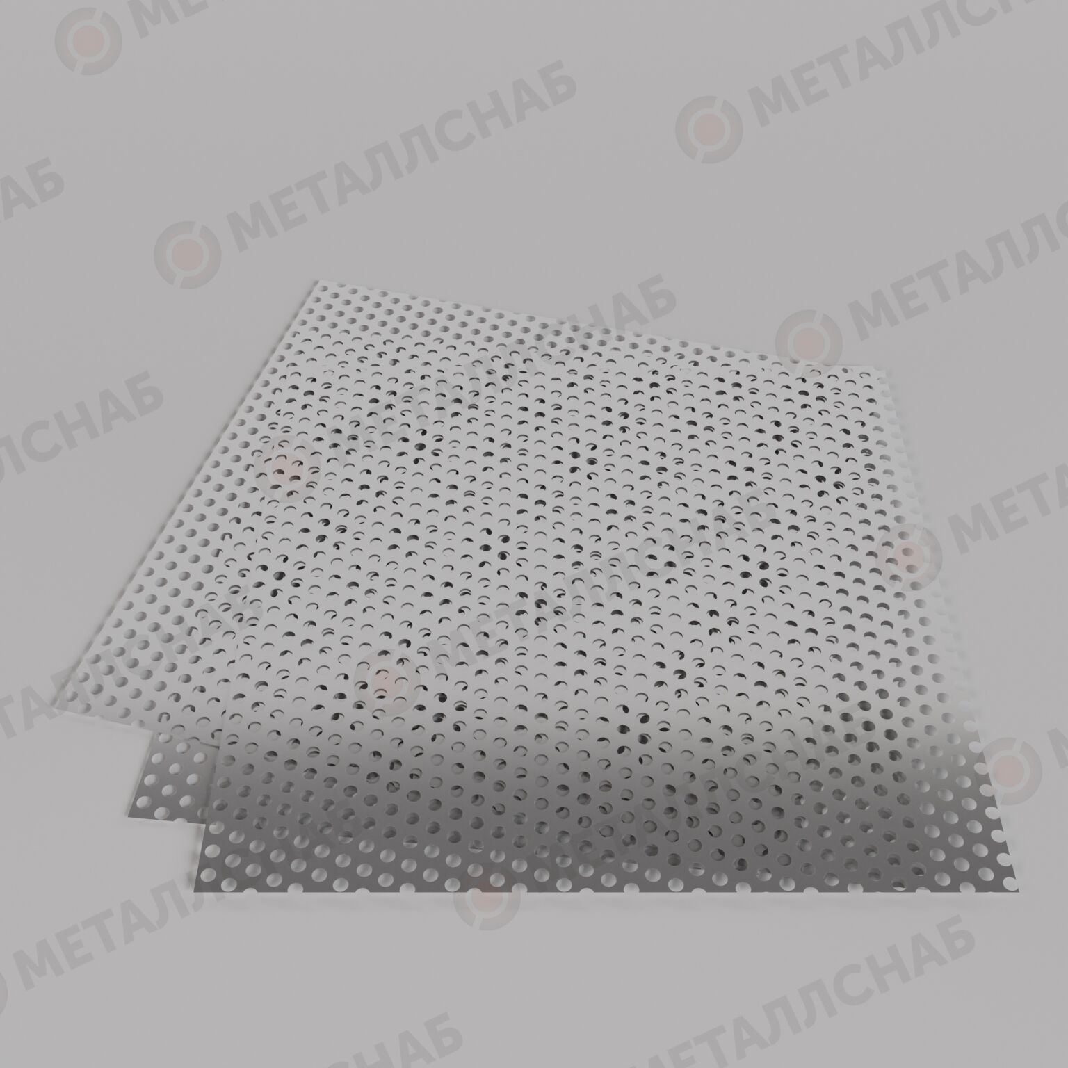 Перфорированный металлический лист Rv 1.5-3 1 мм 08пс