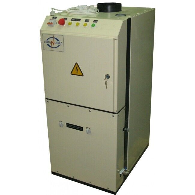 Экономичный газовый парогенератор для бани и сауны 440х645х1260 мм