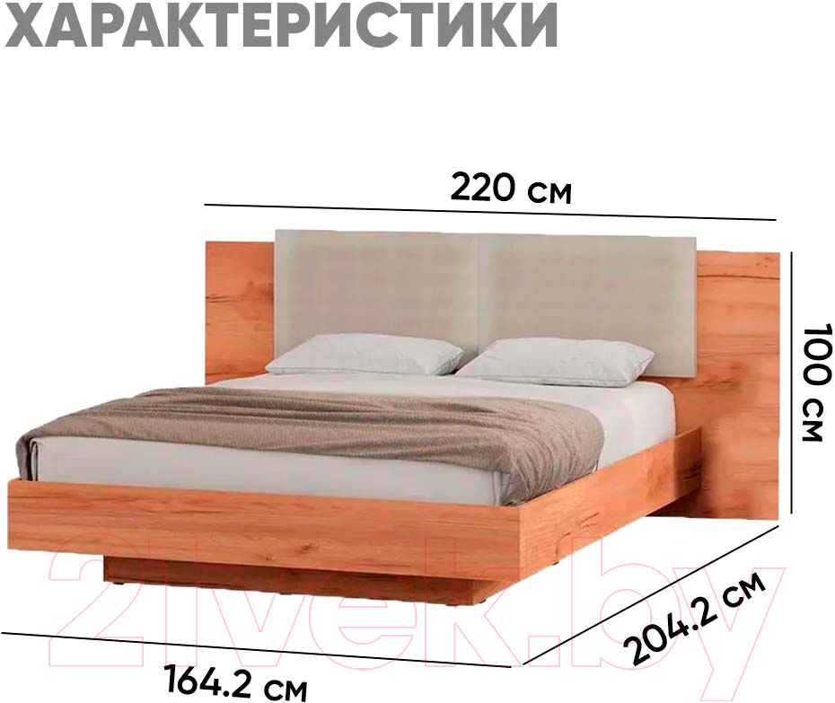 Двуспальная кровать Doma Леон 160x200 5