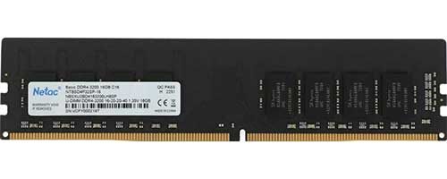 Оперативная память Netac DDR4 16Gb 3200MHz (NTBSD4P32SP-16)