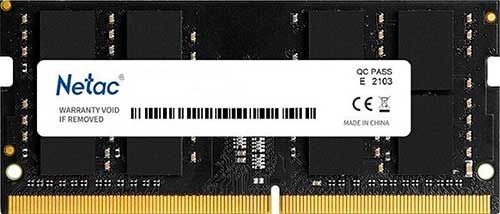 Оперативная память Netac DDR4 SO-DIMM 4Gb 2666MHz (NTBSD4N26SP-04)