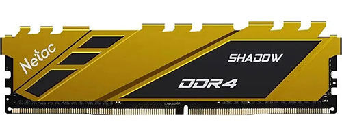 Оперативная память Netac DDR4 16GB 2666Mhz Shadow Yellow (NTSDD4P26SP-16Y)