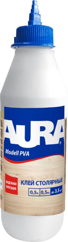 Клей столярный универсальный "Aura Modell PVA" 0,5л