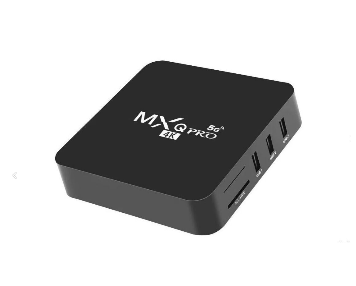 IP TV приставка MXQPro (CPU64Bit, Hevc H.265, Android 12.1, 8Гб, Flash 128Гб, Wi-Fi, 4K) 1