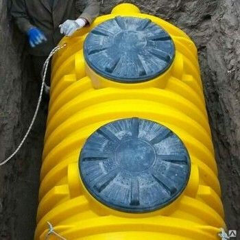 Резервуар 3000 литров подземный пластиковый усиленный