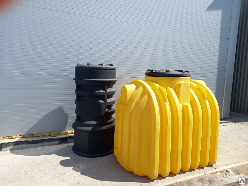 Бак пластиковый усиленный 1000 литров для канализации 7