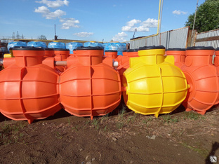 Комплект колодцев пластиковых Биосток-2 1000 литров для очистки сточных вод #1