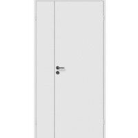 Дверь белая полуторная крашеная с притвором (в комплекте) М13,4*21 Олови