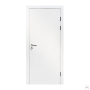 Дверь противопожарная М9х21 845х2050мм EI30/42dB замок, 3 петли, белое крашенное правое Олови #1