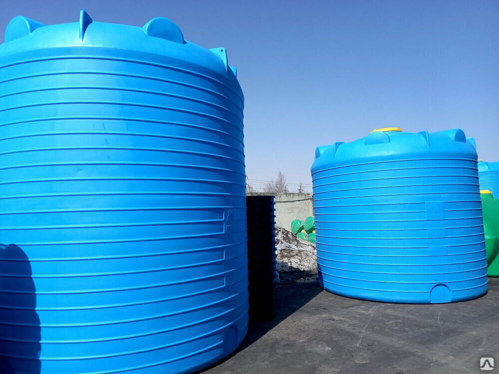 Бочки 20 м3 -20000 литров пластиковые для пожарного запаса воды 11