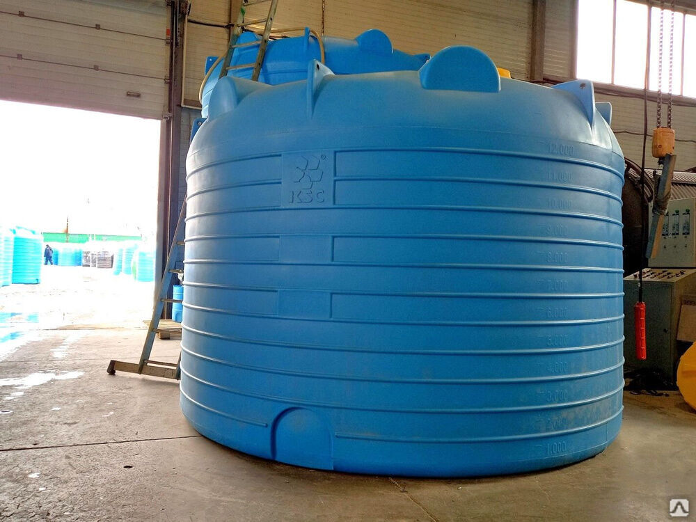 Бак пластиковый 15 куб.м -15000 литров для воды и топлива 6