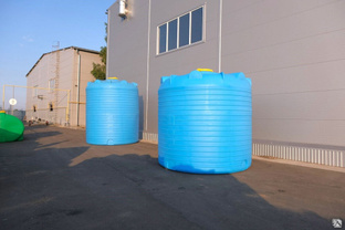 Емкость пластиковая для воды 25000 литров (25 куб.м) для полива для СНТ, садоводческих товариществ. #1