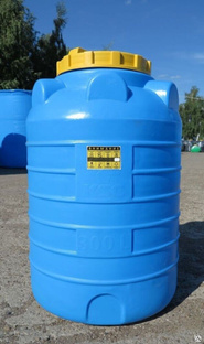 Емкость пластиковая цилиндрическая 300 литров для удобрений КАС #1